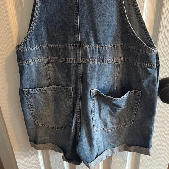 Hollister Blue Denim Overalls - Picture 6 of 6